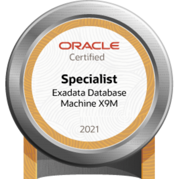 Oracle Exadata Database Machine X9M Certified Implementation Specialist